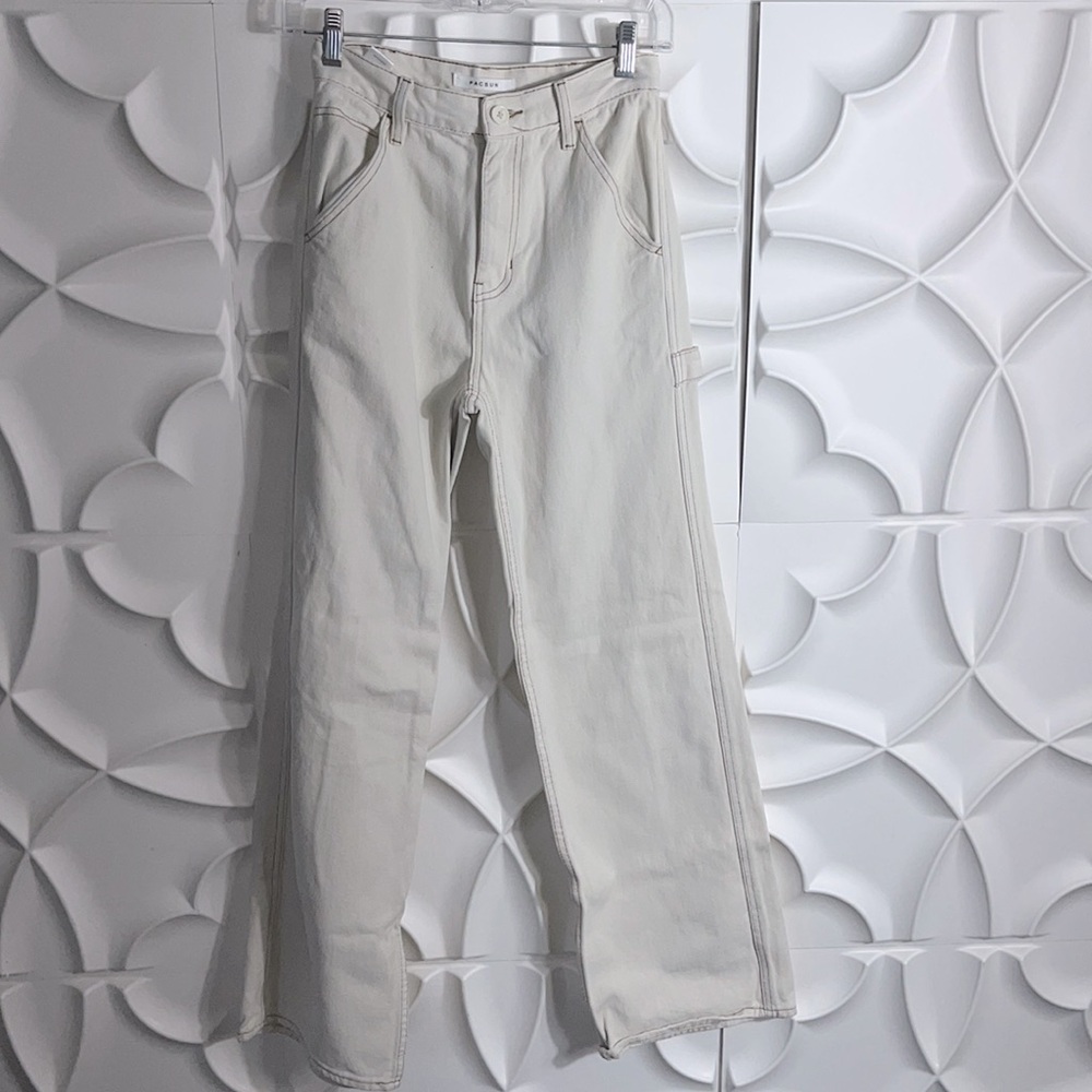 NEW PACSUN ultra high rise flare jeans sz 24.  (89)